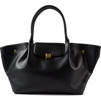 L.k. Bennett Otello Lock Tote Bag in Black at Nordstrom Rack