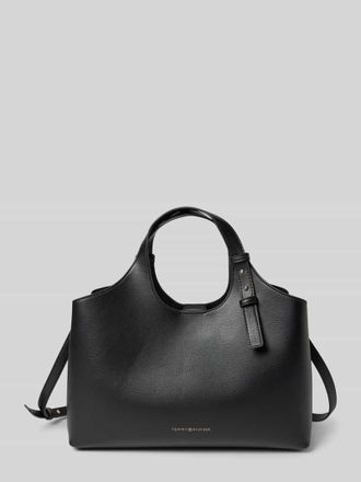 Tommy Hilfiger Henkeltasche in Leder-Optik in Black, Gr&ouml;&szlig;e 1