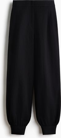 H&M Twillhose mit Balloon Leg - Schwarz