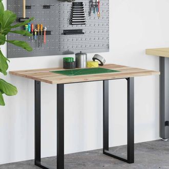 Berkfield Home Versatile Desk Top Untreated 120x70x2 cm Solid Wood Acacia in Brown | Size: 120 x 70 x 2 cm