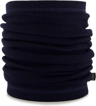 Stoic MerinoRib MMXX.Midsund Neckwarmer Halstuch - Unisex | blau/schwarz