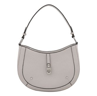 Dents Womens Selvia Leather Hobo Bag - Grey - One Size