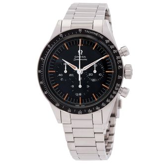 Omega Pre-owned Omega Speedmaster Chronograph Hand Wind Chronometer Blue Dial Mens Watch 310.30.40.50.06.001