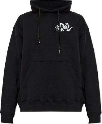 Off-white Hoodies & sweatvesten, Heren, Zwart, 3Xl, Katoen, Hooded Sweatshirt