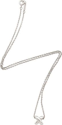 Tiffany & Co. Silver Mini Signature X Pendant Necklace (Authentic Pre-Loved)