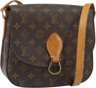 Louis Vuitton Pre-owned Cross Body Bags, female, Brown, Size: ONE SIZE Pre-owned Canvas Cross Body Bag