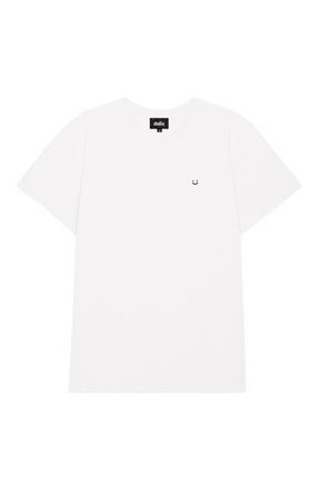 Dalix Womens Lil Smile Lightweight Everyday Tee in White at Nordstrom, Size Xx-Large