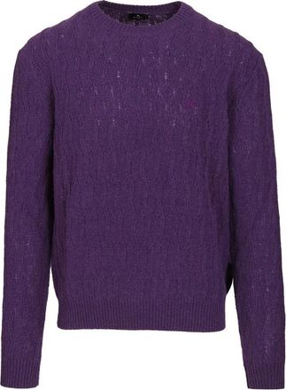 Etro Uomo, Maglie, Viola, XL, new