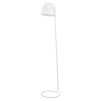 Tosel L&aacute;mpara para leer metal blanco pantalla blanco