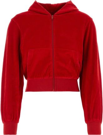 【BALENCIAGA】Bright Red&White☆ロゴ ポップオーバー パーカー バレンシアガ BALENCIAGA レインボー刺繍ロゴパーカー ホワイト