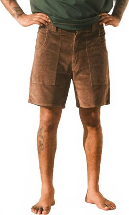 Mollusk Magic Mushroom Shorts In Chocolate