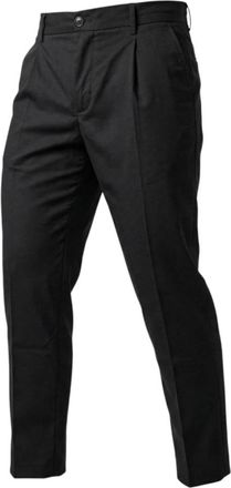 Entre Amis Broeken, Heren, Zwart, W30, Katoen, Tasmania Chino Broek