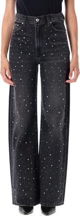 Levi's Ribcage Crystal Wide Leg Jeans