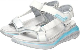 Mephisto Womens Far Away Adjustable Strap Slide Sandal In Bright White