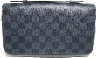 Louis Vuitton Cobalt Damier Canvas Long Wallet (Bi-Fold) (Pre-Owned)