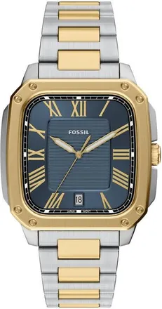 Fossil Crosby Two-Tone Bracelet Watch, 44mm in Two Tone at Nordstrom