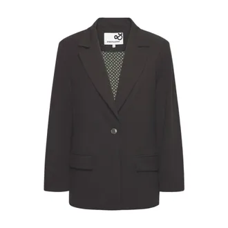 &Co Woman Glennis Blazer - Dames - Jassen - Zwart - Maat: L Poliester