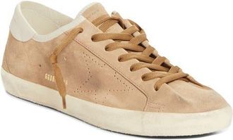 Golden Goose Super-Star Sneaker in Tabacco/cream at Nordstrom, Size 14Us