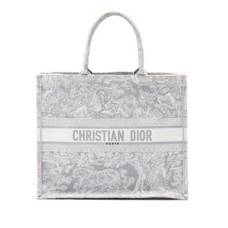 Dior Pre-owned Dior Large Canvas Embroidered Dioriviera Toile De Jouy Book Tote Ladies KKK4OTKU0O804ONK