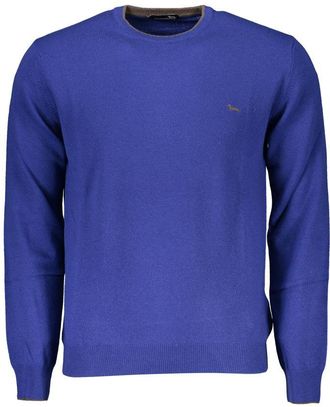 Harmont & Blaine Blu Viscose Men Mens Sweater