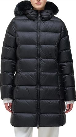 Colmar Plush Fur Trim Padded Down Coat