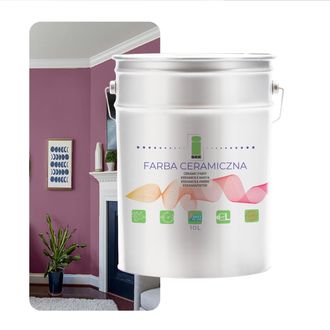 OEM Pintura Cer&aacute;mica Para Paredes, Lavable, Morada, 10 L, Resistente A Las Manchas