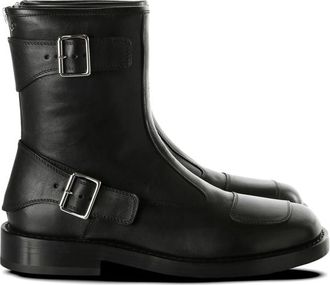 Ann Demeulemeester Buckle-strap Leather Boots
