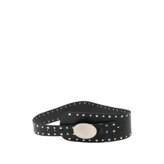 Gimaguas Iris Stud-embellished Leather Belt