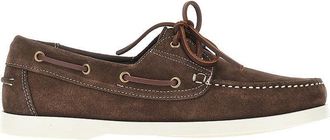 Saxone of Scotland Suede leather boat shoes Man 40