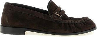 Saint Laurent Le Loafer - Heren - Loafers - Bruin - 42 EU - Su&egrave;de - Schoenen