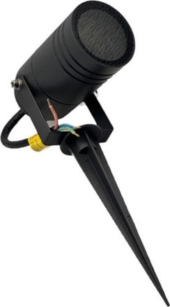 Trade Shop Trade Shop - Titular Del Jard&iacute;n Con Bombillas Del Soporte De La L&aacute;mpara Gu10 Picchetto Aluminio Ip65 837wa-b80-g