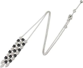 Bulgari Collana Lucia in oro bianco 18 carati con diamanti anni 2010 - Argento