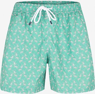 Fedeli Badeshorts mit Affenprint Madeira