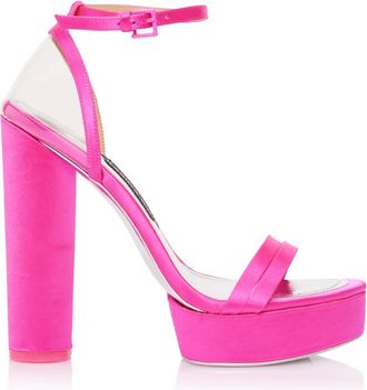 Jessica Rich Womens Platform Sandal In Pink