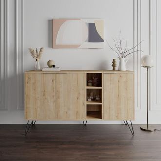 Decortie Decortie - Clara Console Sideboard Display Unit - Oak - Oak
