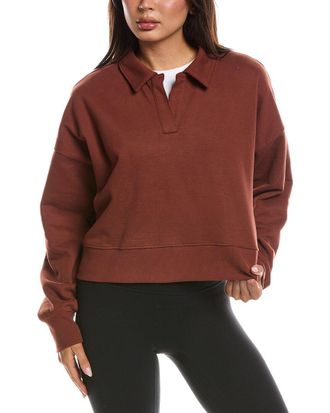 Beyond Yoga Beyond Yoga Luxefleece Collared Sweatshirt