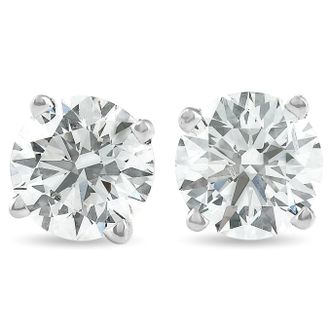 Pompeii3 Platinum 1 1/2ct Lab Grown Diamond Studs