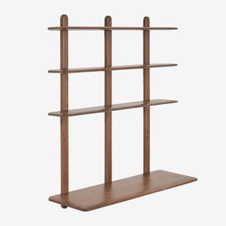 Sklum Escritorio Con Estanter&iacute;a En Madera Veleta Sklum &x2194&xfe0e 130 Cm