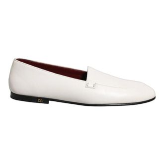 Dolce & Gabbana Loafers, male, White, Size: 10 US Loafers Dress Shoes