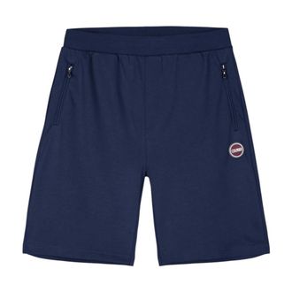 Colmar Training Shorts, male, Blue, Size: XL Bermuda in Felpa con Zip