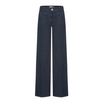 Cambio Tess Modern Rinsed Broek - Dames - Loose Fit Jeans - Blauw - XS - Katoen - Jeans