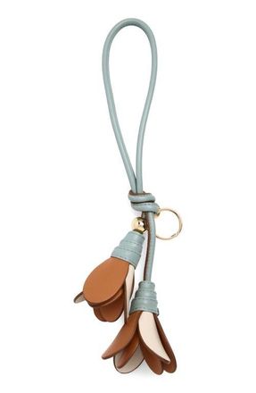 Zimmermann Cloud 91 Leather Bag Charm in Tangerine/Sky at Nordstrom