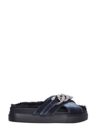 N&deg;21 Sandals With Plush Velvet