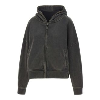 Entire studios Entire Studios Sweaters Zwart - Dames - Vesten met rits - Zwart - S - Katoen - Hoodies & sweatvesten