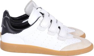 Isabel Marant Beth Sneakers in White Leather