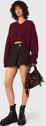Maje Skort - Brown - Maje