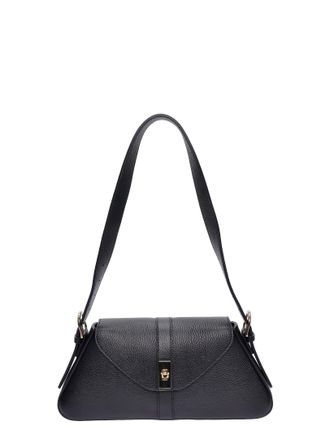 Roberta M Zwart Rundleer Tas