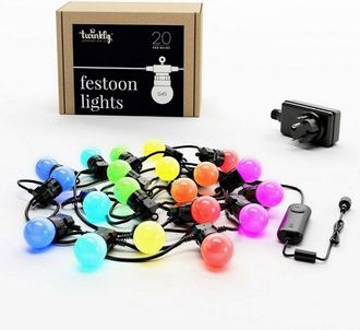 Twinkly Festoon - Luces Led En Cadena Controladas Por Aplicaci&oacute;n Con 20 Led Rgb. 10 Metros. - Twinkly