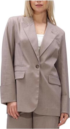 Co'Couture Jassen, Dames, Beige, M, Polyester, Matty Blazer