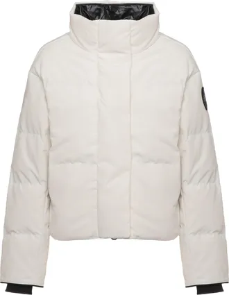 Canada Goose Short Padded Jacket With High Neck And Hidden Closure